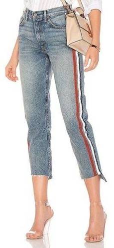 GRLFRND  x REVOLVE Helena High-Rise Straight Crop Jean in Reed