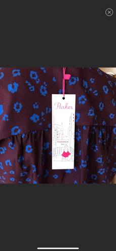Parker Floral Faux Wrap Midi Dress