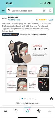 Bagsmart Backpack Black