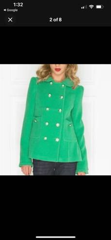 Juicy Couture Green Essex Peacoat size m