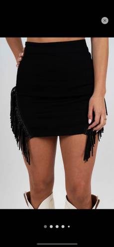 Boutique Black Skirt Size L