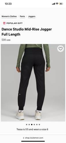 Lululemon Dance Studio Full-Length Mid-Rise Jogger