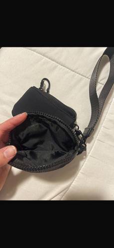 Dual Pouch Wristlet Black