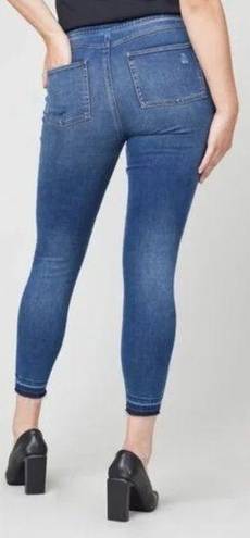 Spanx NWT  Distressed Ankle Skinny Jeans Medium Wash  Pull On Shaping