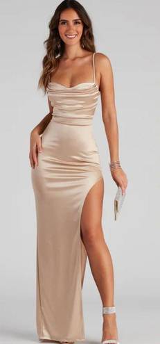 Windsor Taupe Maxi Dress