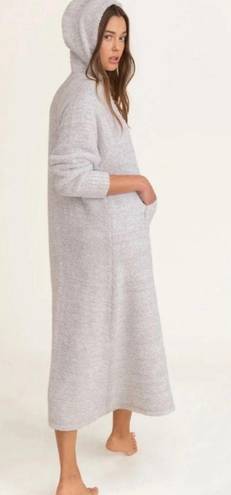 Barefoot Dreams  Cozychic pullover hooded robe 1/2 zip