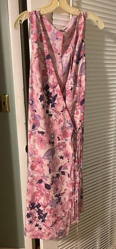 Norton Mcnaughton Floral Print Wrap Dress