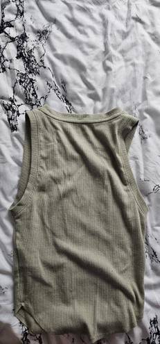 American Eagle Outfitters Daily Fave Green Tank 