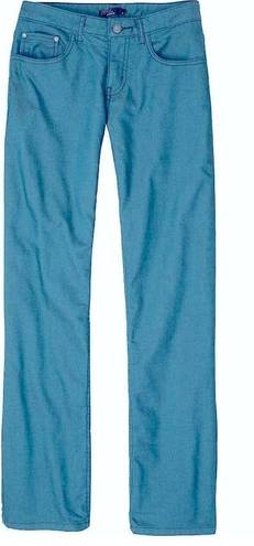 prAna  Dark Teal Blue Green Super Soft Boyfriend Jean Straight Leg 34 Waist