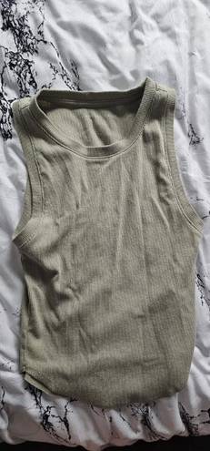 American Eagle Outfitters Daily Fave Green Tank 