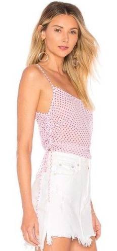 Lovers + Friends  Dorris Ruched Dot Tank