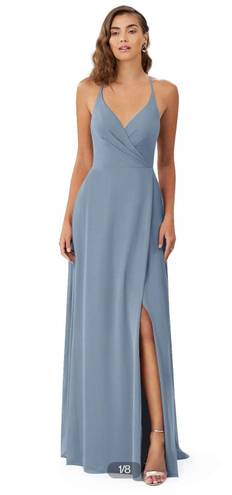 Azazie Dusty Blue Dress