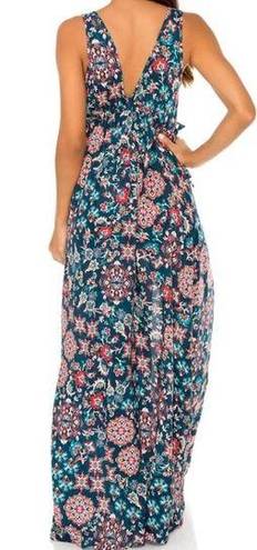 Luli Fama  Cordoba V Neck Long Dress Maxi Size Extra Small XS