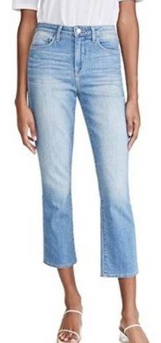 L'Agence L’AGANCE Nadia High Rise Straight Leg Crop Jeans