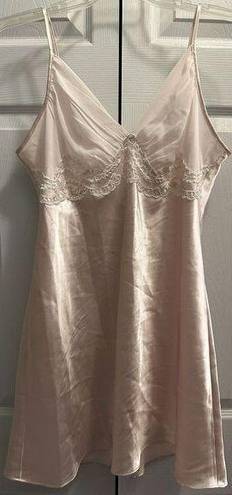 Secret Treasures  Light Pink Satin Slip Lingerie Dress Size Large