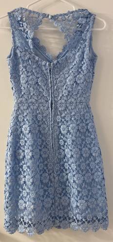 B Darlin Light Blue Lace Dress