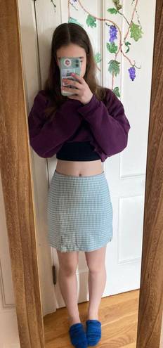 Brandy Melville Green and White  Skirt