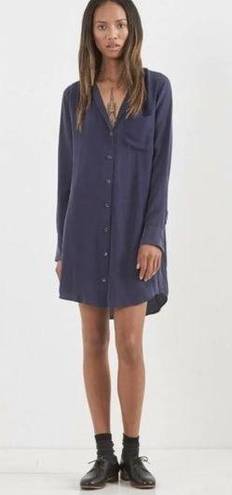 Equipment  Women's 100% Silk Kierra Buttondown Shirt Dress Size XS