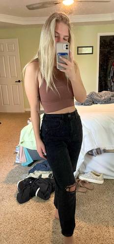 American Eagle Outfitters Black Mom Jeans