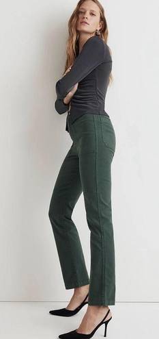 Madewell  The '90s Straight Utility Pant in Canvas Old Spruce Green Size 25