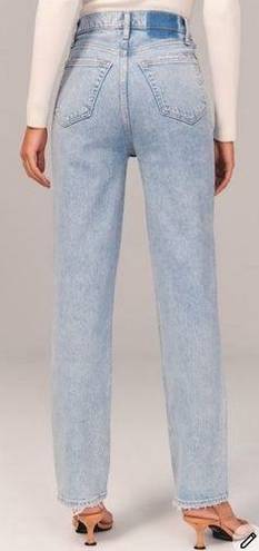 Abercrombie & Fitch  The 90’s Straight Ultra High Rise Crossover Waist Jeans