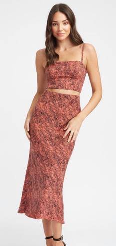 Kookai Patterned Midi Dress 2 Piece Set