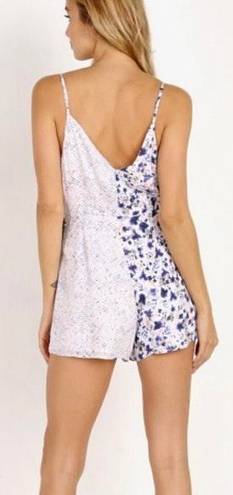 l*space NWT L  Maria Blue Romper Cover Up