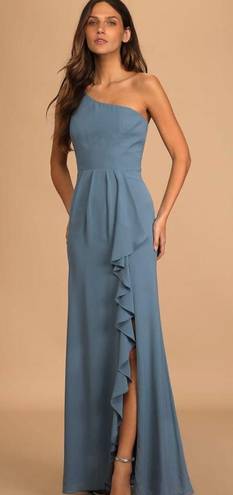 Lulu Slate Blue Formal Dress