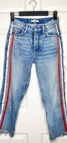 GRLFRND  x REVOLVE Helena High-Rise Straight Crop Jean in Reed