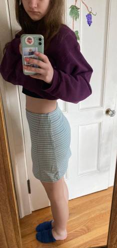 Brandy Melville Green and White  Skirt