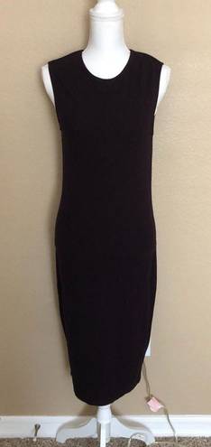 Vince  midi sheath sleeveless dress in deep purple