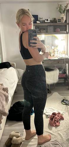 Lululemon Leopard Print Align Cropped