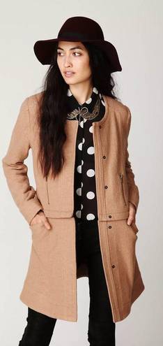 Free People  Convertible Wool Blend  Coat