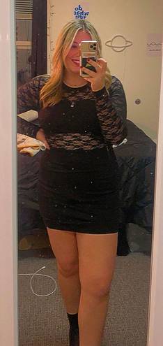 Bebe Black Mini Dress