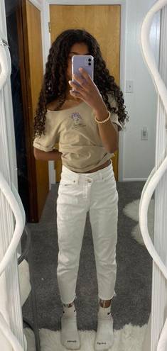 American Eagle Outfitters White Mom Jeans ★