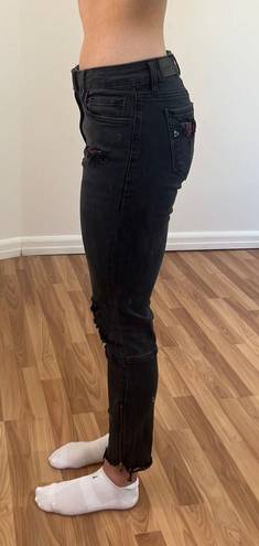 Hidden Jeans Y2K Low Rise Black Jeans 