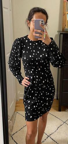 Dry Goods Black Spotted Dress