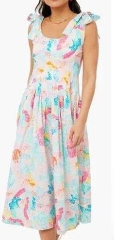 Hunter Bell  Braden Dress in Painterly Rainbow Print Size 4