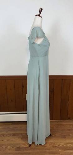 Birdy Grey Pretty New  Spence Sage Chiffon Gown!