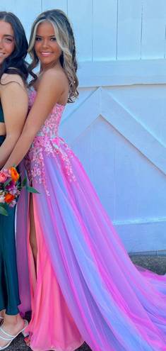 Jovani 23713  Multi Pink Dress