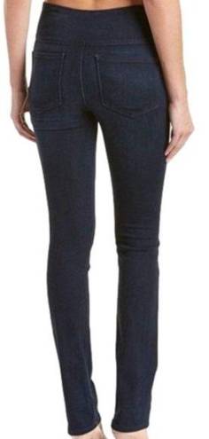 Spanx  Alexia High Rise Denim Skinny Jeans Side Zip Dark Wash Size Medium