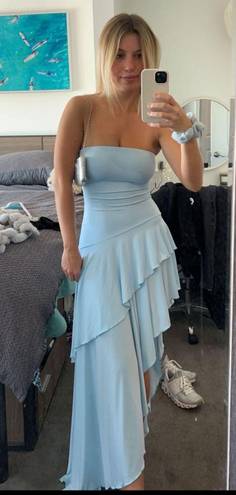 Lucy in the Sky Strapless Maxi dress