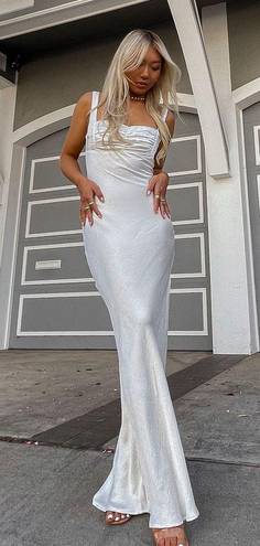 Princess Polly White Maxi Dress