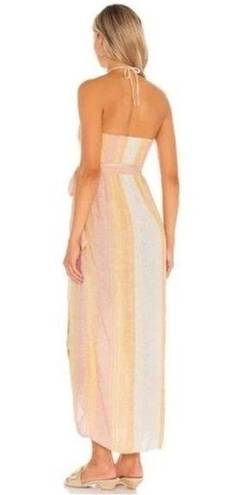 l*space L* Solana Striped Swim Coverup Dress in Ravelo Size XL NWT