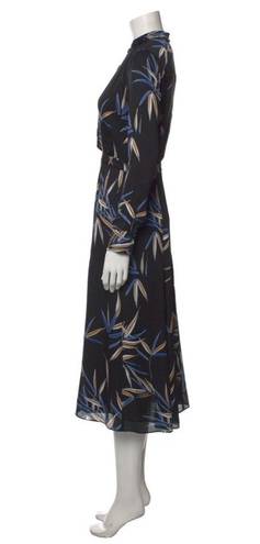 Equipment  Printed Long Sleeve Dress, Size 4, Retail $495