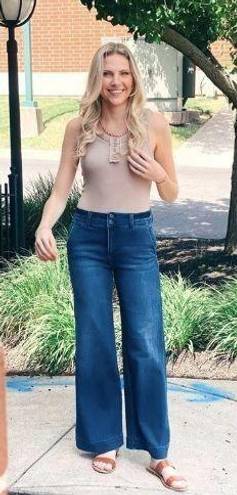 Sneak Peak Dark Wash Flare Jeans