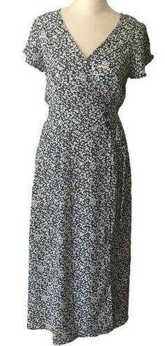 Sienna Sky  Womens Faux Wrap Cottage Floral Midi Dress Size‎ XS