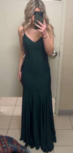 JC Penny Forest green Prom dress