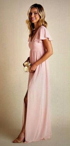 Birdy Grey  Hannah Empire Bridesmaid, Formal, Prom, Dusty Rose Dress Gown Size M