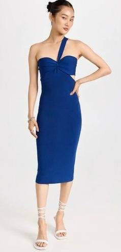 L'Agence  Raya Knit Dress in Navy